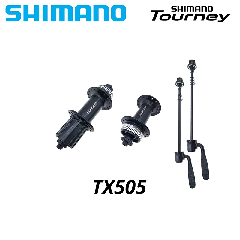 Shimano TOURNEY TX505 Front Rear Freehub 8 9 10 SPEED MTB Mountain Bike Center Lock 32 Hole Disc Brake  HB FH