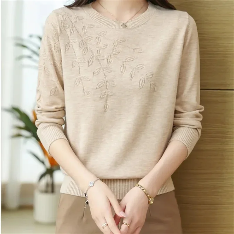 Knitted Sweater Women Pullover 2024 New Half Turtleneck Jumper Sweater Autumn Winter Solid Slim Chic Streetwear Long Sleeve Top