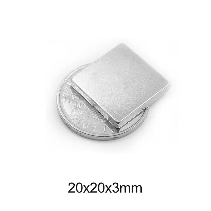 20x20x3 mm Quadrate Magnet 20mm*20mm x3mm  For Home Refrigerators, Offices DIY 20x20x3mm Powerful Magnet 20*20*3