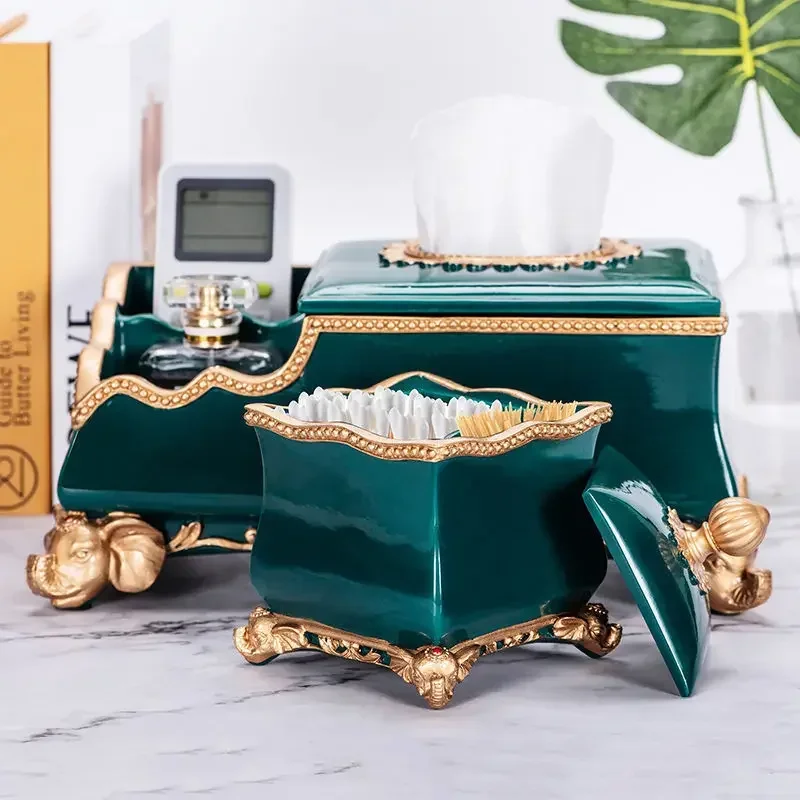 1pc European style Toothpick Holder Container Household Table Toothpick Storage Box Toothpick Dispenser