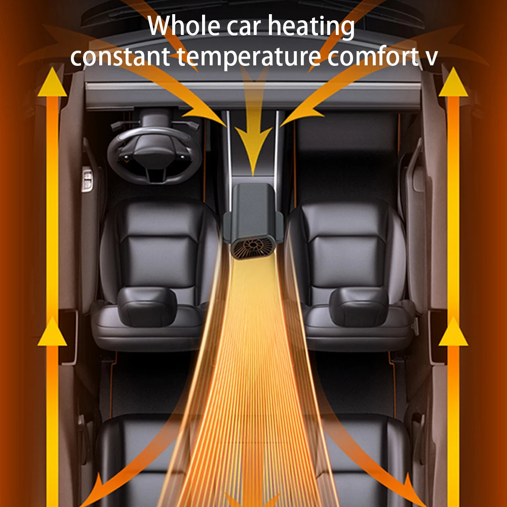 

12V 150W Car Heater Demister Universal Frost Snow Mist Removal Machine Window Windshield Defrosting Heater for Vehicles