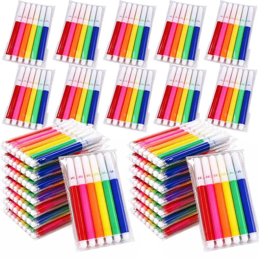 20/4/10packs Water Based Mini Art Marker Pens Fine Tip Multi-color Pocket Drawing Markers for Hand Lettering Coloring DIY XJM