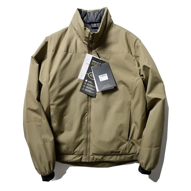 Outdoor Cold Resistant Warm Lightweight Autumn New Casual Stand Collar Cotton Jacket Clothing Trekking Travel Camping Storm Suit