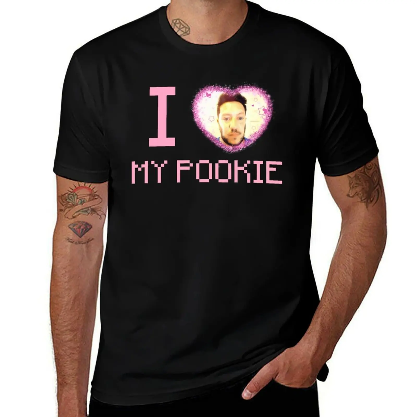 

I  my pookie Sal vulcano T-Shirt man graphic t shirt t shirt man plain T-Shirt