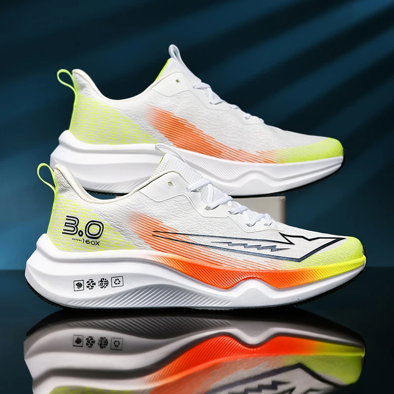 

Four Seasons Men's Shoes 2025 New Breathable Mesh Thick soled Sports Shoes for Youth Versatile Casual Running Shoes