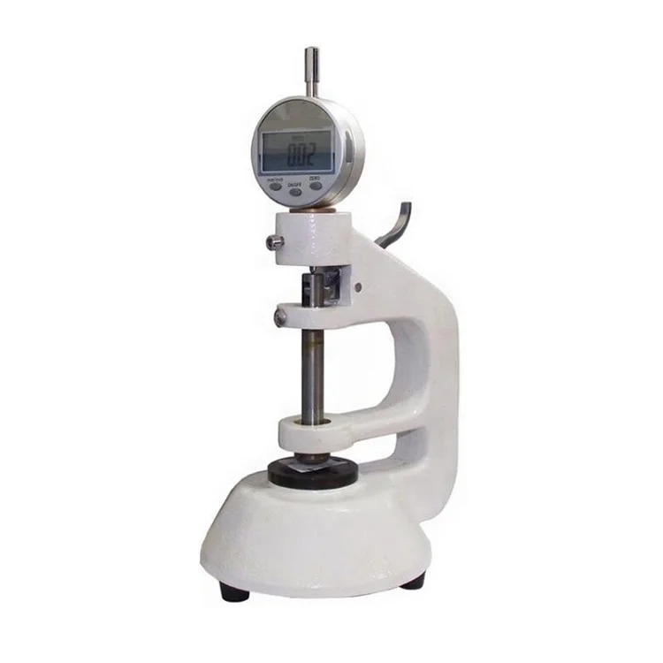 Probador de espesor de cartón de papel Digital, medidor de espesor, dispositivo de prueba de espesor de esfera de papel de laboratorio