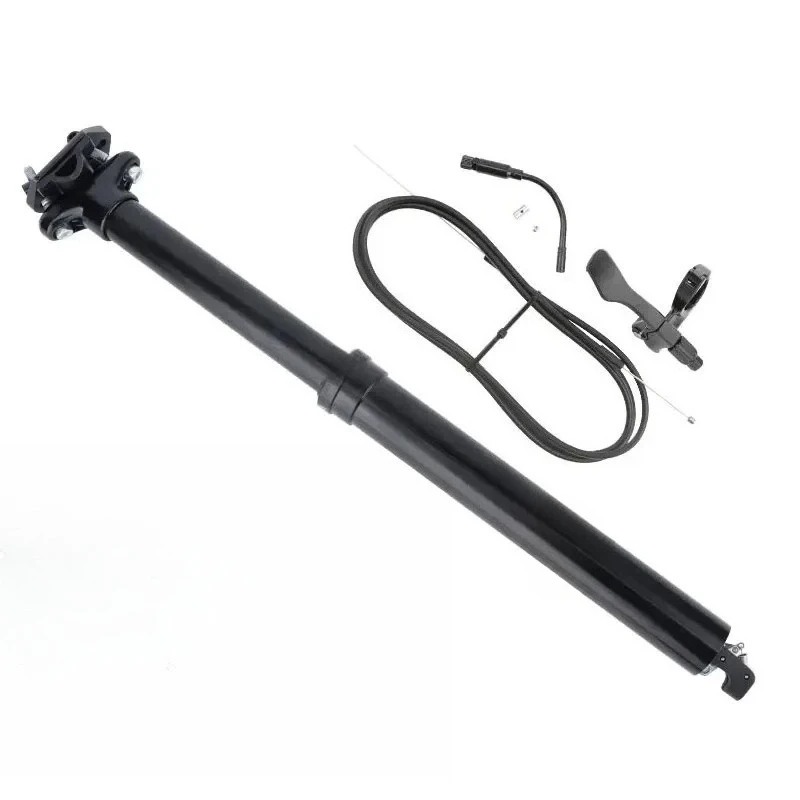 Bike Inner Wiring Wire-controlled Lifting Seat Tube 30.9/31 Mm 125~ 150mm Stroke, Hydraulic Lifting Seat Rod Bicycle Seat Rod