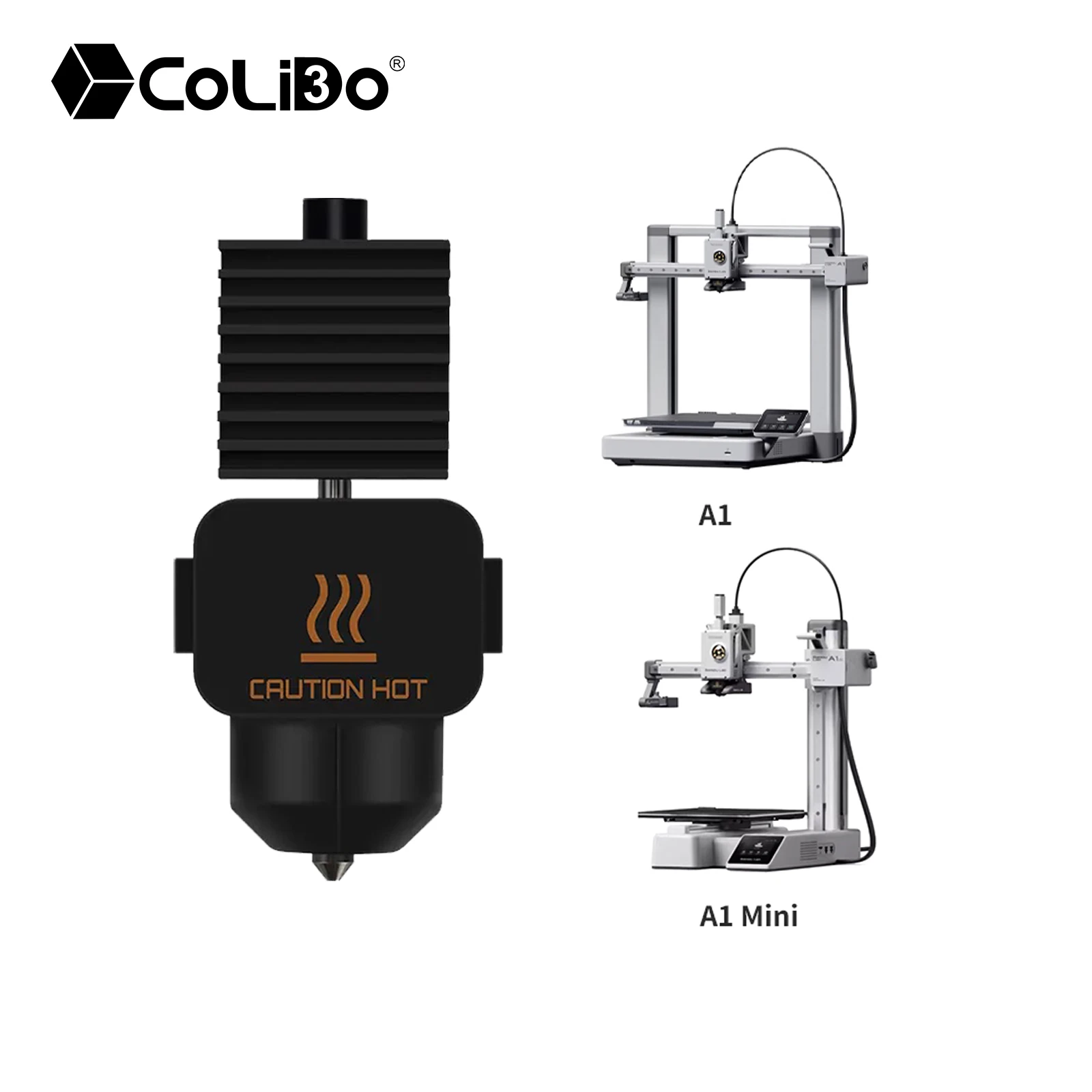 

Hotend Kit For bambulab a1/a1 mini with 0.4mm Hardened steel Nozzle Brass Nozzle For bambulab a1 mini 3d printing accessories