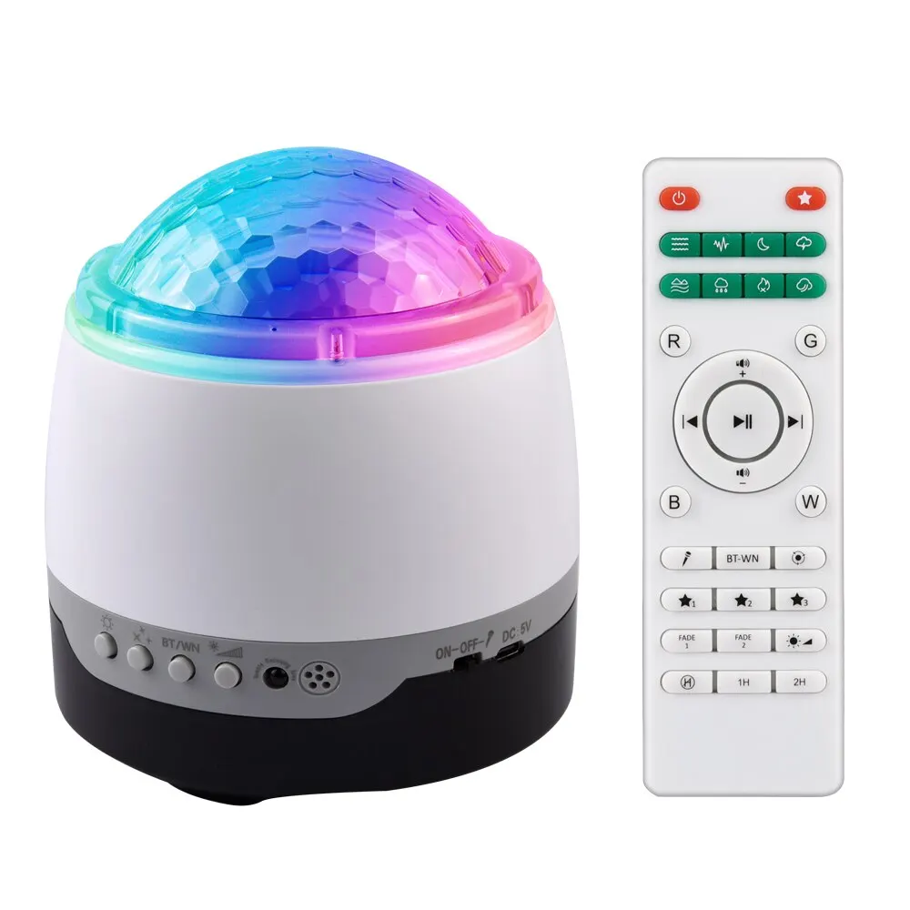 LED Night Light Starry Sky Projector Bluetooth Music Speaker Aurora Projection Christmas Birthday Gift Party Bedroom Decoration