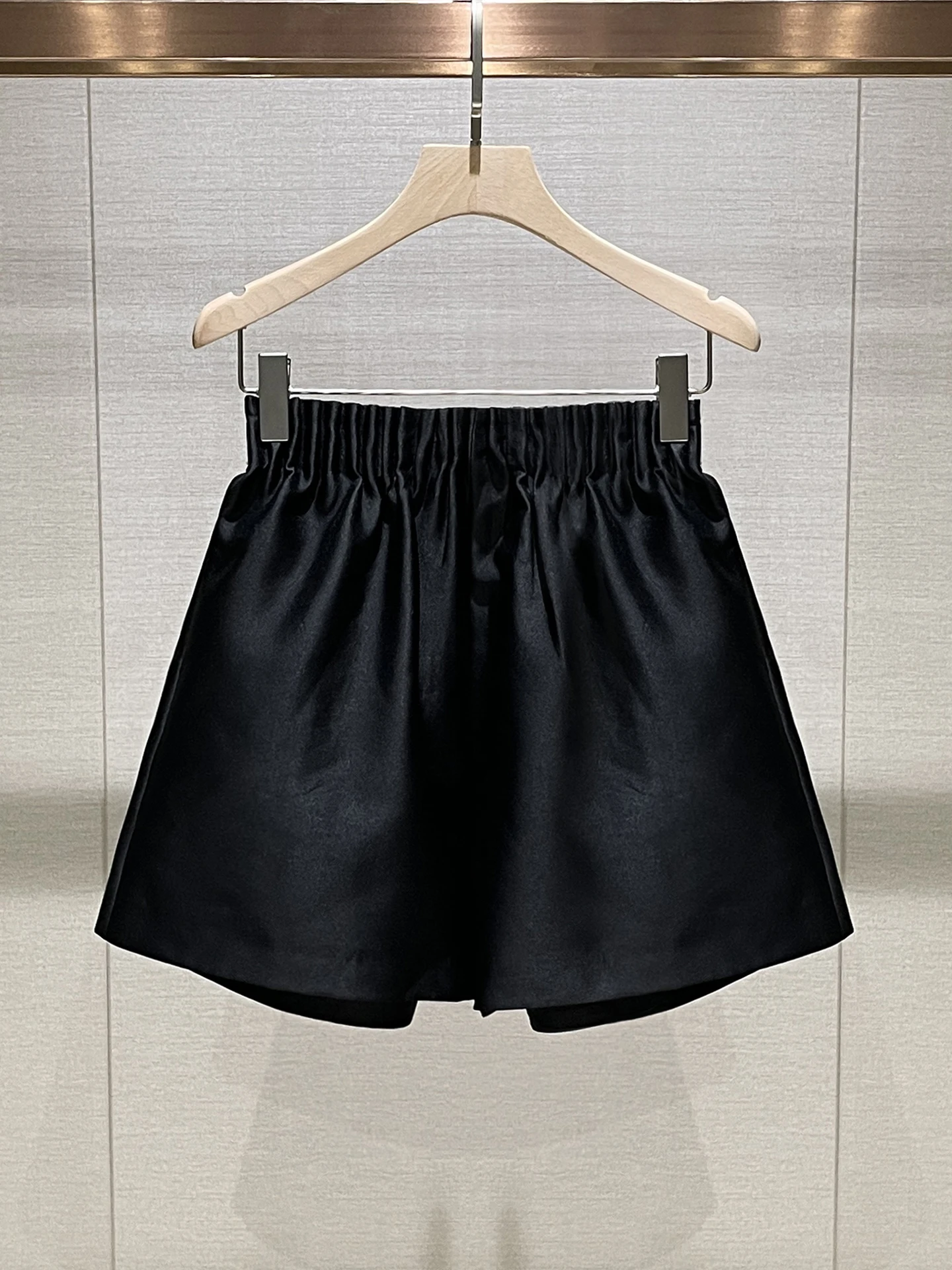 

High Waist Bla Casual Pants for Women Appearance Taller Wide Leg ort orts Elastic Waist Summer Faion Ladies Clothing