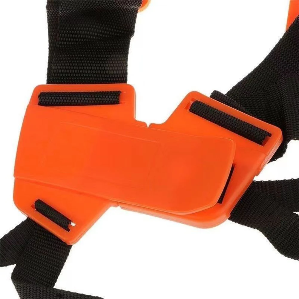 Garden Pruner Strimmer Padded Belt Labor Saving W Shape Buckle Padded Belt Increase Safety for Brush Cutter Trimmer