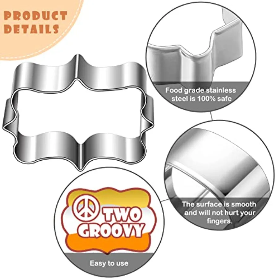 7 Pcs Mini Two Groovy Ce Cutters Set Hippie Ce Cutter Peace Ce Molds Stainless Steel Biscuit Cutter Small Flower Raiow Sunglass