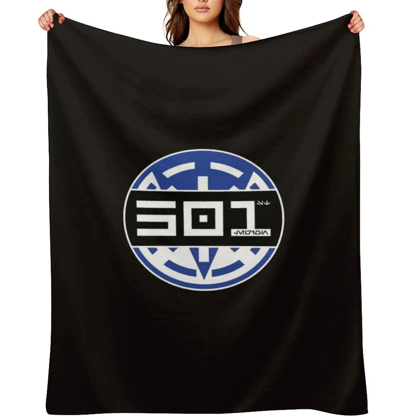 

501st Legion Logo Classic T-Shirt Throw Blanket Custom Luxury Thicken Weighted Hairys Blankets