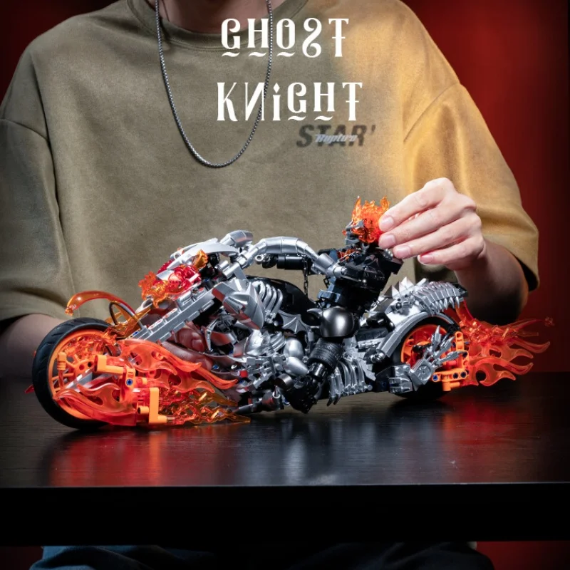 

New Genuine Original Ghost Rider Assembled Model Toys Holiday Gift Collectibles Desktop Ornaments In Stock ﻿