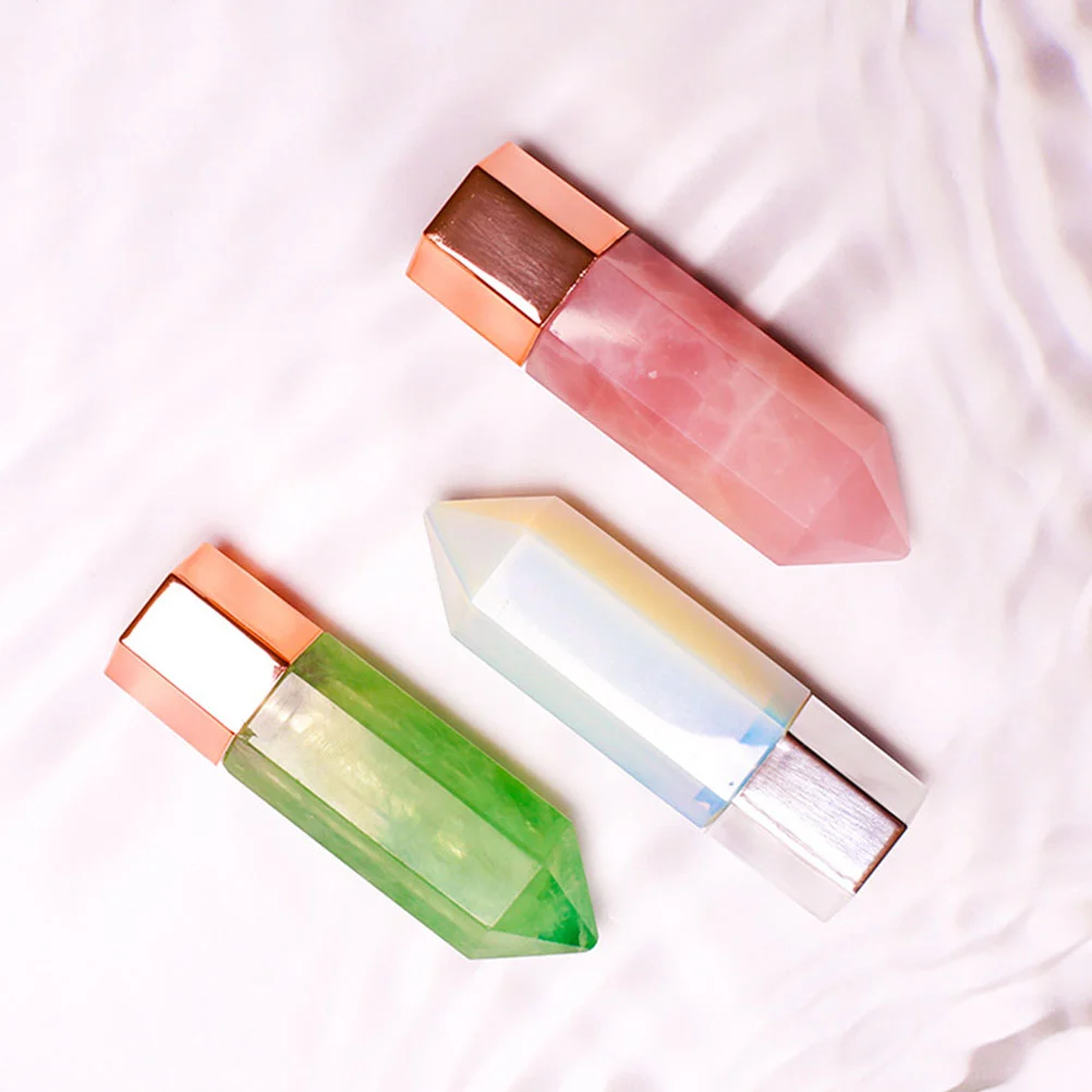 1pc Rose Quartz Facial Beauty Gua Board Lightweight Fine Oil Bottle Face Massager Skin Care Tool Non Electric Face Skin Care