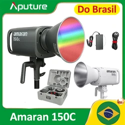 【Do Brasil】Aputure Amaran 150c 150W RGB Studio LED COB Video Light Full-color 2500-7500K Bowens Mount Photography Light