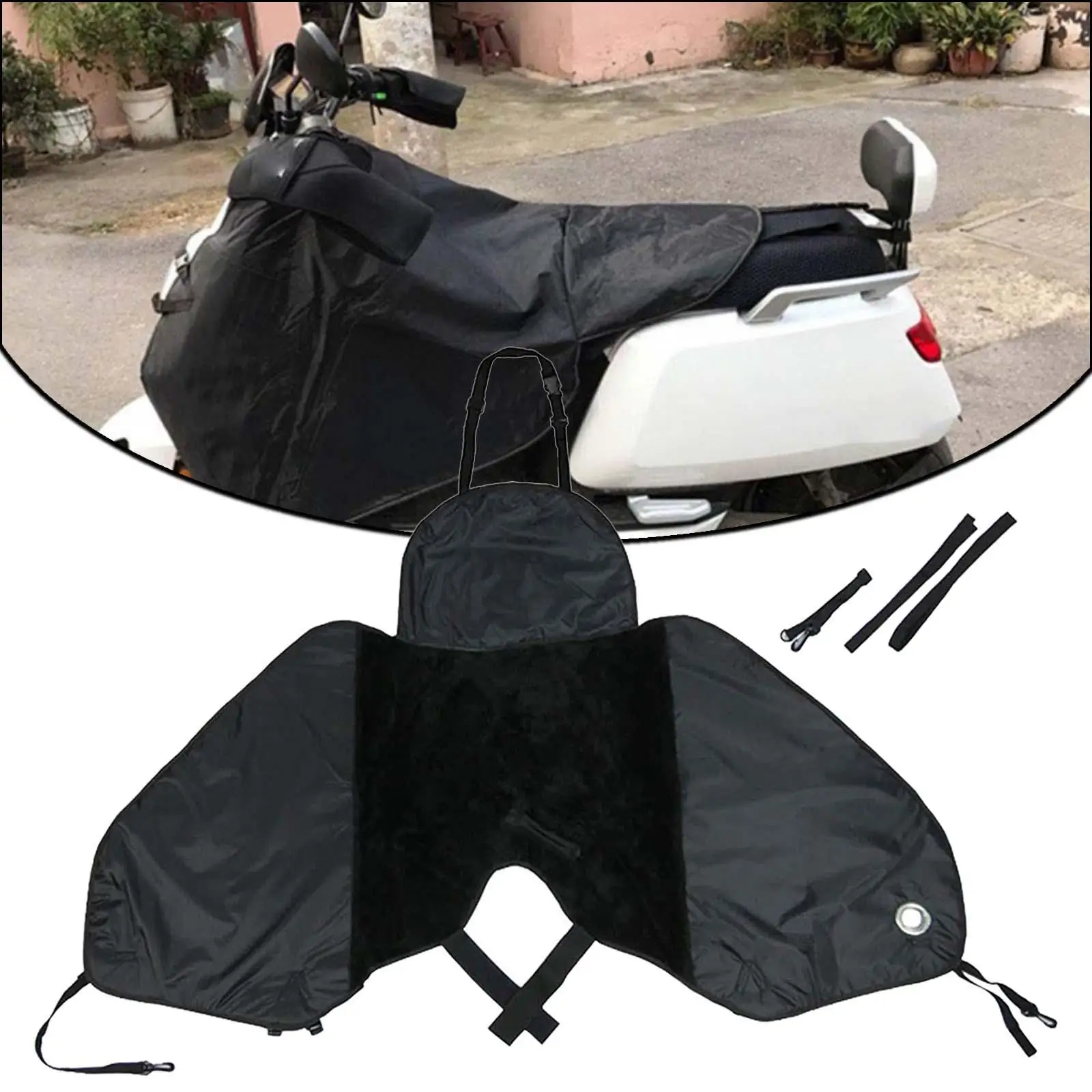 

Motorcycle Windproof Quilt Protection Warm Riding Apron Tarpaulin Cold Prevent