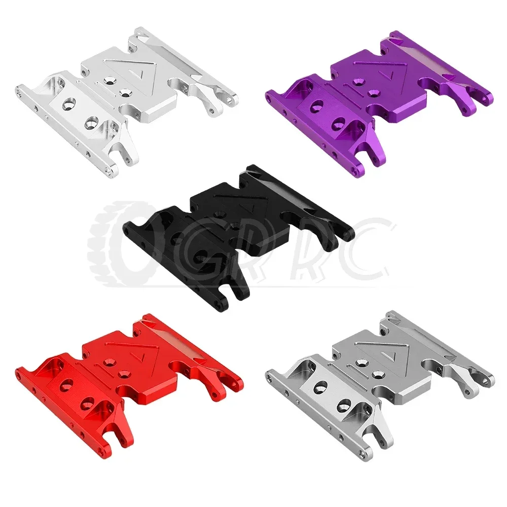 1pc Metal Aluminum Alloy Transmission Holder Skid Plate for 1/10 RC Crawler Axial SCX10 II 90046 AXI90075 Upgrade Parts