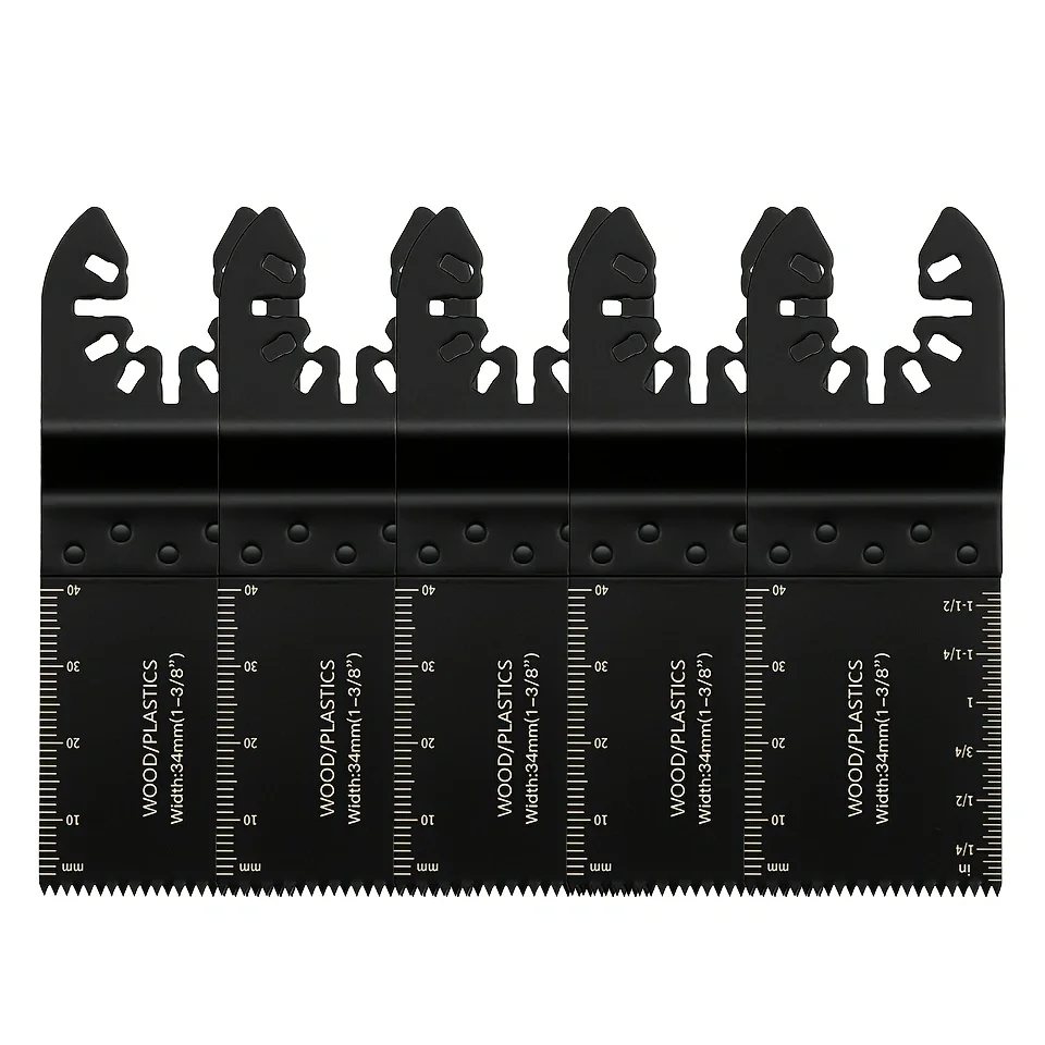 Oscillating Saw Blades Titanium Multitool Blades for Wood Plastics Metal Quick Release Multi Tool Saw Blade Cutting Tool