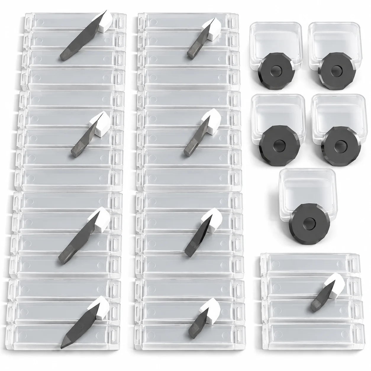 E13 E16 E17 E18 E18L E21 E26 E26-2 E46 E50 E51 E52 E56 Carbide Oscillating Knife Blades for CNC Cutting Machines