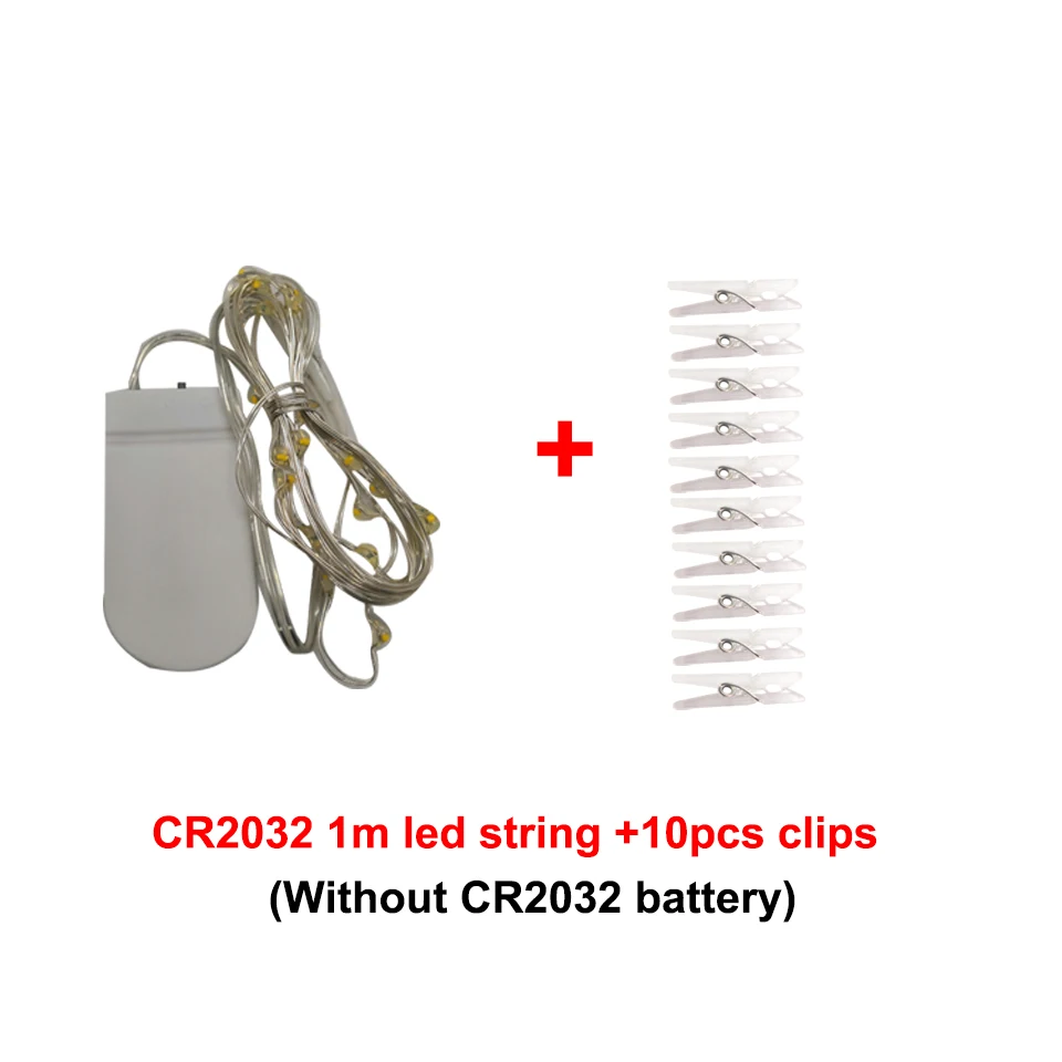 LED Photo Clip Lights USB Powered Fairy String Lights 10M 40LED Card Holder For Wedding Christmas Bedroom Picture Display Decor
