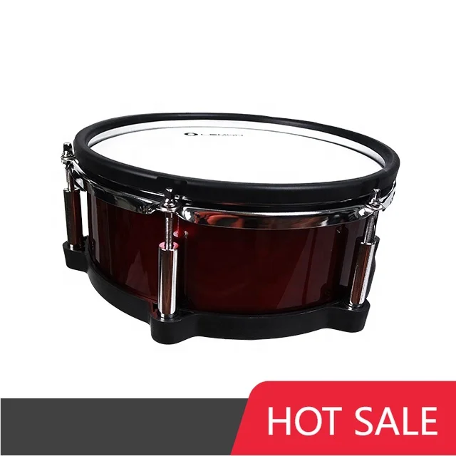 

Lemon wooden drum pad 10" dual zone mesh head for electronic drum with Tom holder & Clamp