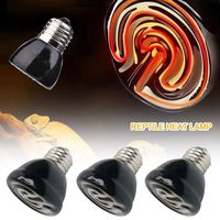 1 Pcs Reptile Pet No Light Far Infrared Ceramic Heating Lamp E27 Small Mini Heat Lamp 25W 50W 75W 100W