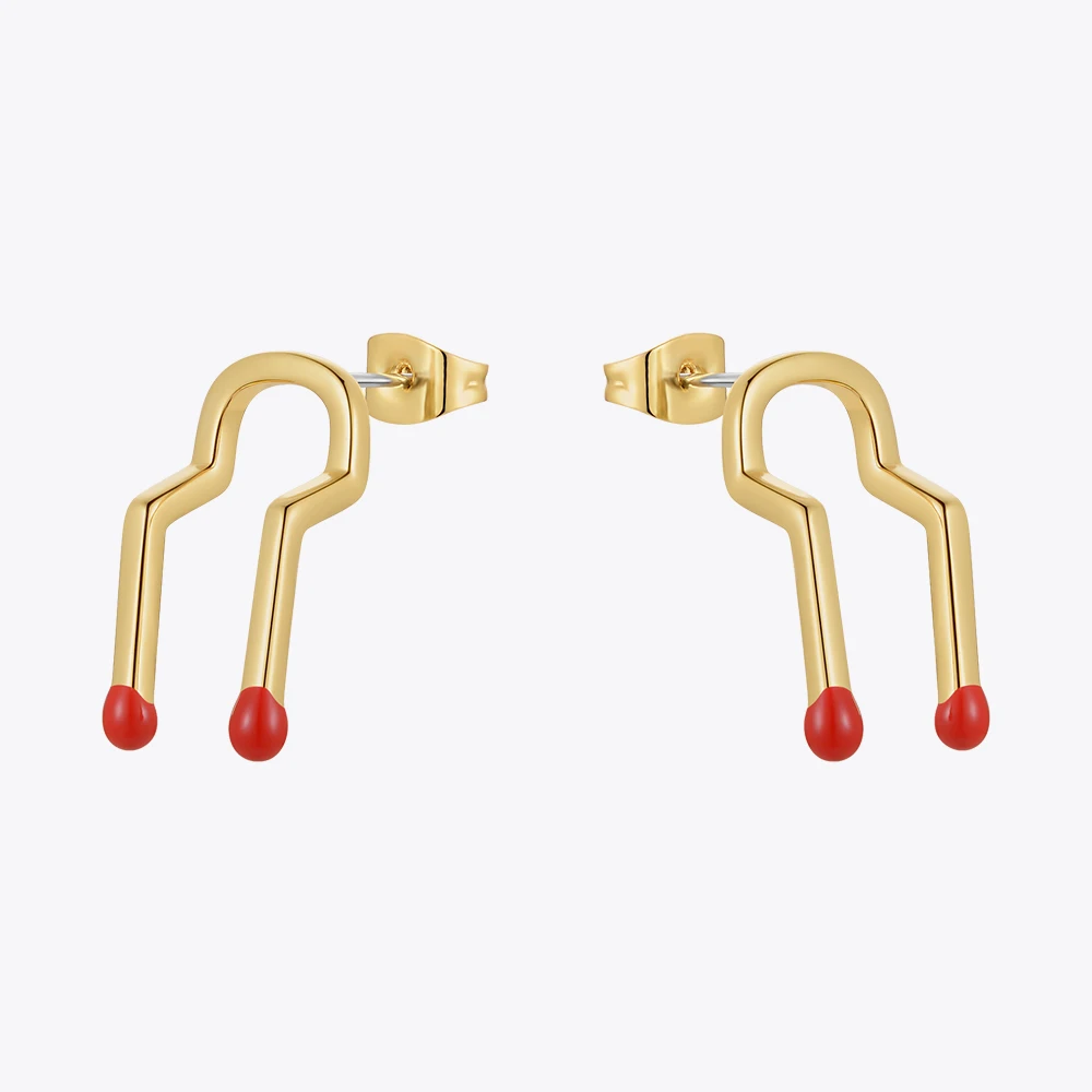 ENFASHION Matchstick Stud Earrings For Women Christmas Gift Pendientes Mujer New In Piercing Earings 2022 Dropshipping E221454