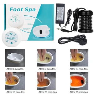 Entgiftung Ionic Foot Spa Machine, Mini -Ionenentgiftung, Reinigung, Vibrat, Whirlpool -Versorgung, Arrays Aqua Health Therapy 10 Hauptverkaufsentgiftungen - №7