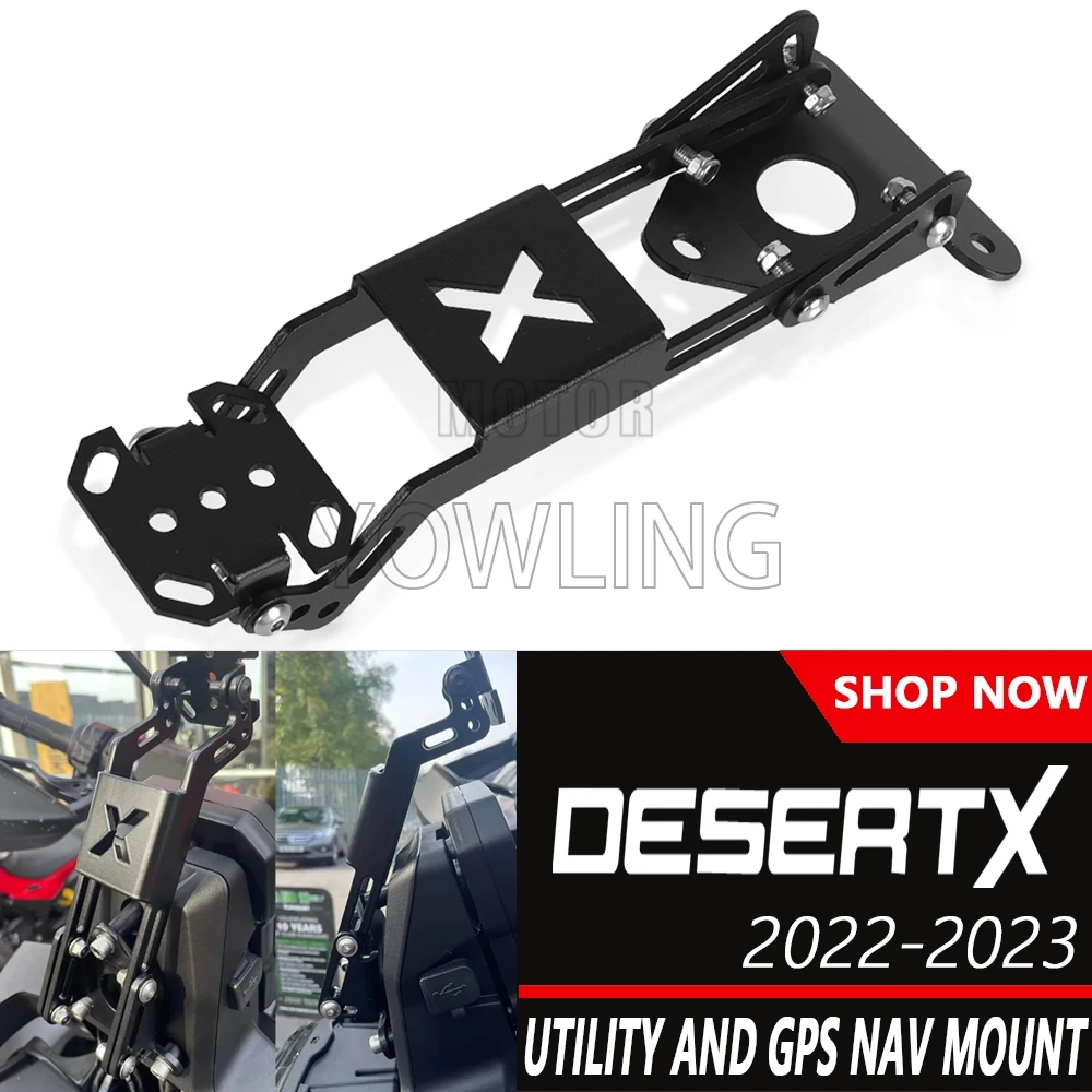 

For Ducati Desert-X desert x 2022 2023 2024 2025 Utility GPS Mount Motorcycle Phone GPS Plate Bracket Stand Holder Phone Support