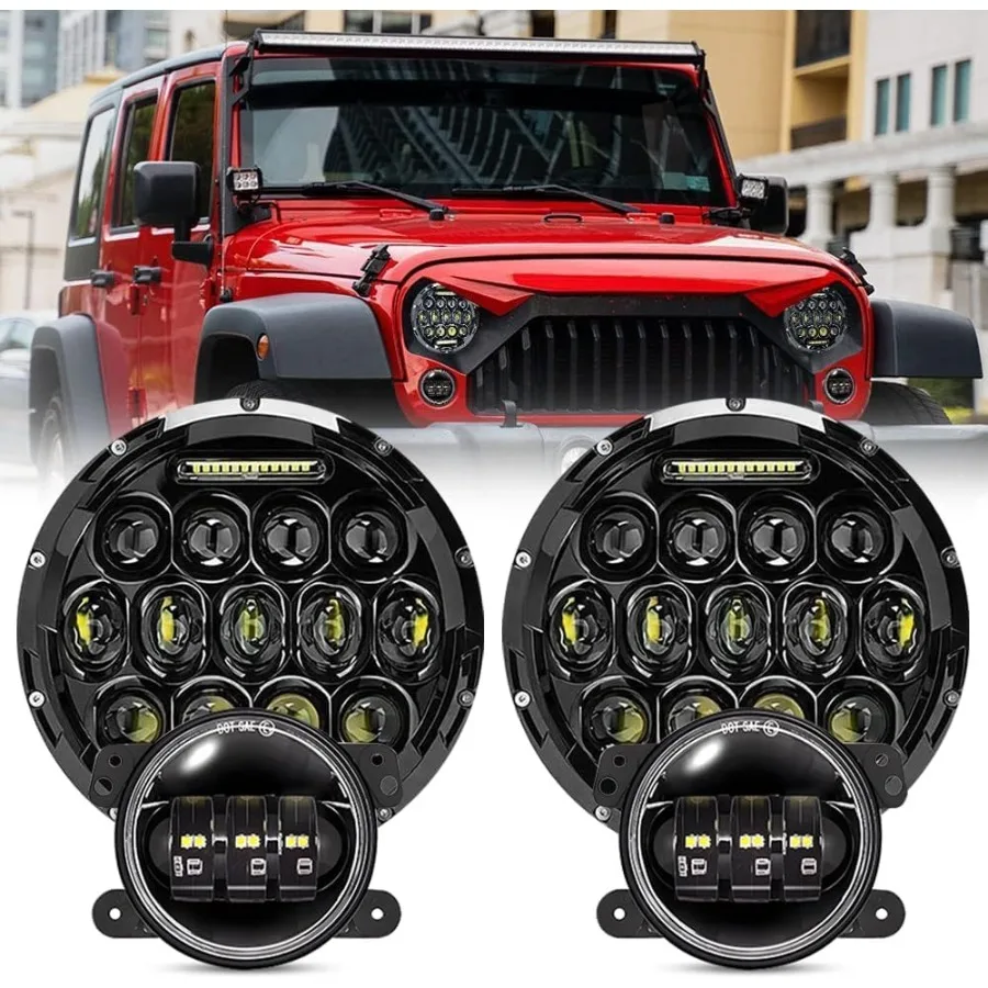 Black Led Headlight…