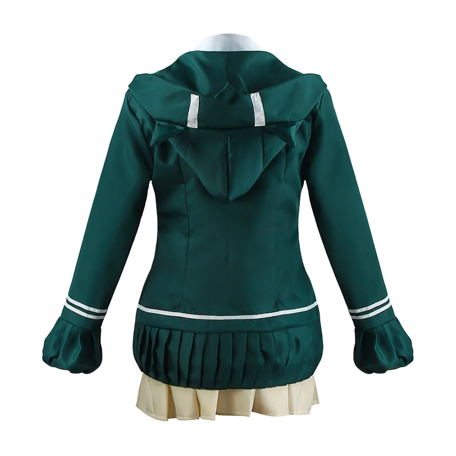 Anime DanganRonpa Cosplay Nanami ChiaKi Cosplay Costume High School JK Uniform Hoodie Jacket Skirt Women Girls Halloween Costume