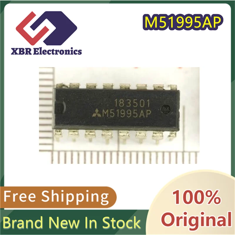 

(10/50pcs) M51995AP DIP-16 Direct Plug M51995 Converter Chip IC New Original Genuine Spot Fast Shipping Free Shipping
