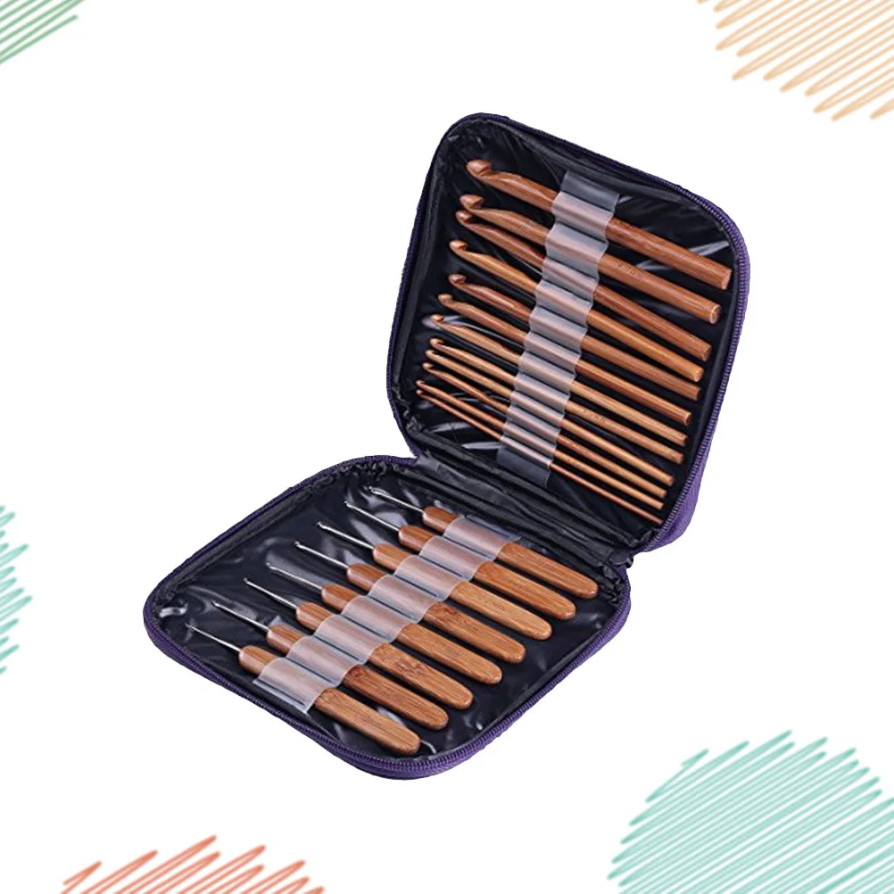 

Crochet Hooks with Bag Tools for Beginners Knitting Needles Gadgets Supplies Essentials