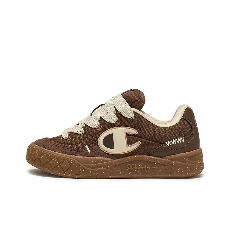 Chaussures de skateboard basse Champion unisexe marron pinecone/caramel riz