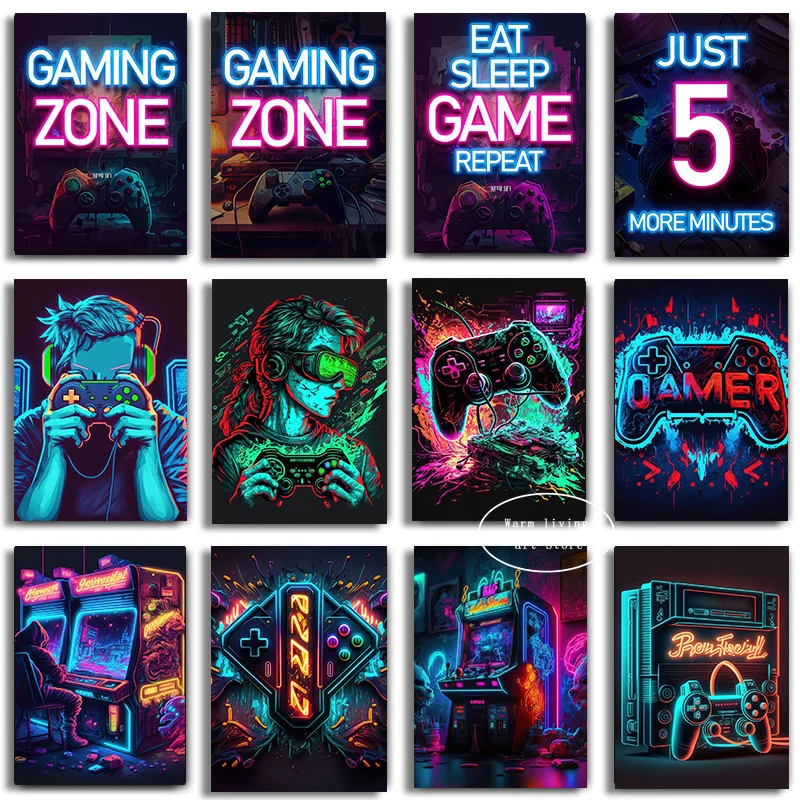 Retro Gaming Zone - Постер с цитатами из игр в