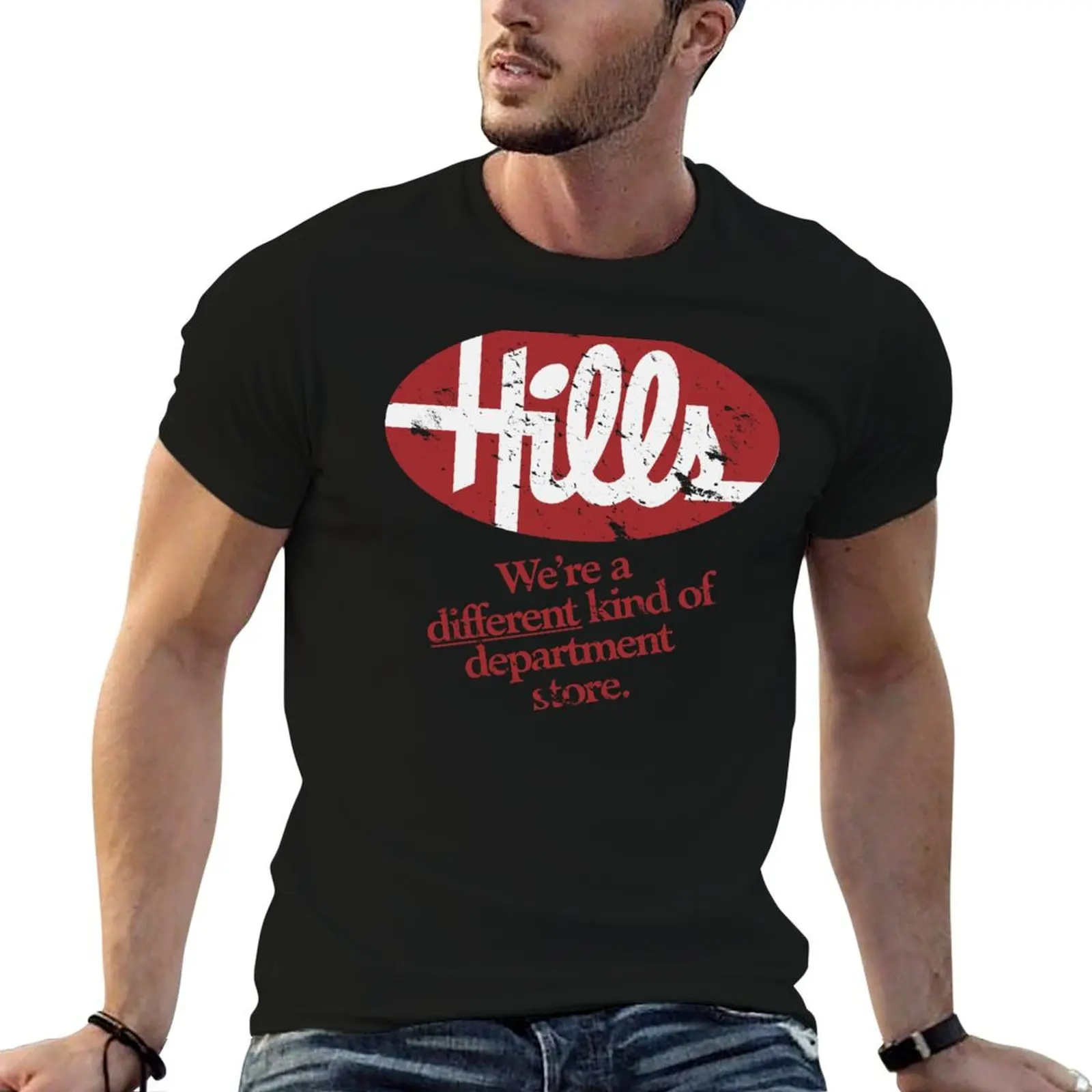 

Distressed Hills Department Store T-Shirt anime t shirts for man t shirt man designer T-Shirt