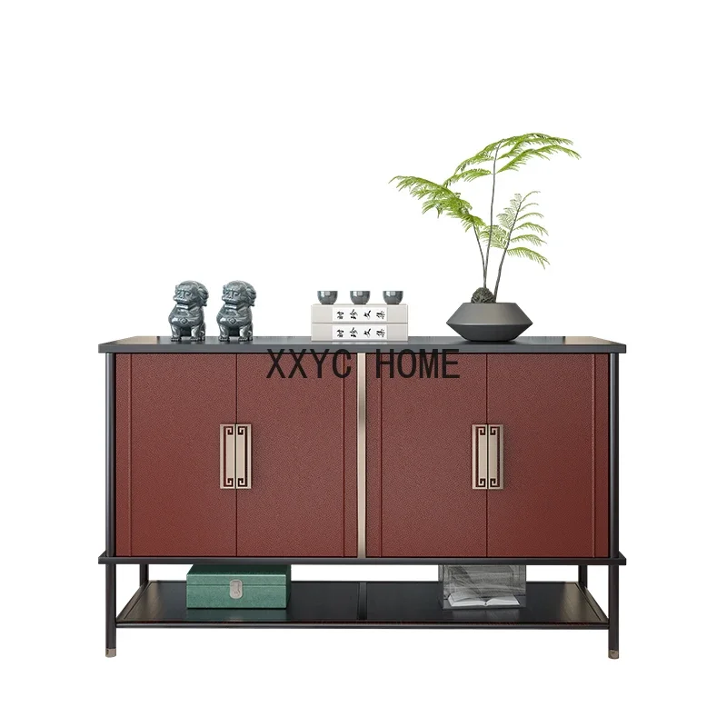 

Новый входной шкаф в китайском стиле, Ретро Красный клубный дом, боковой шкаф, шкафчик