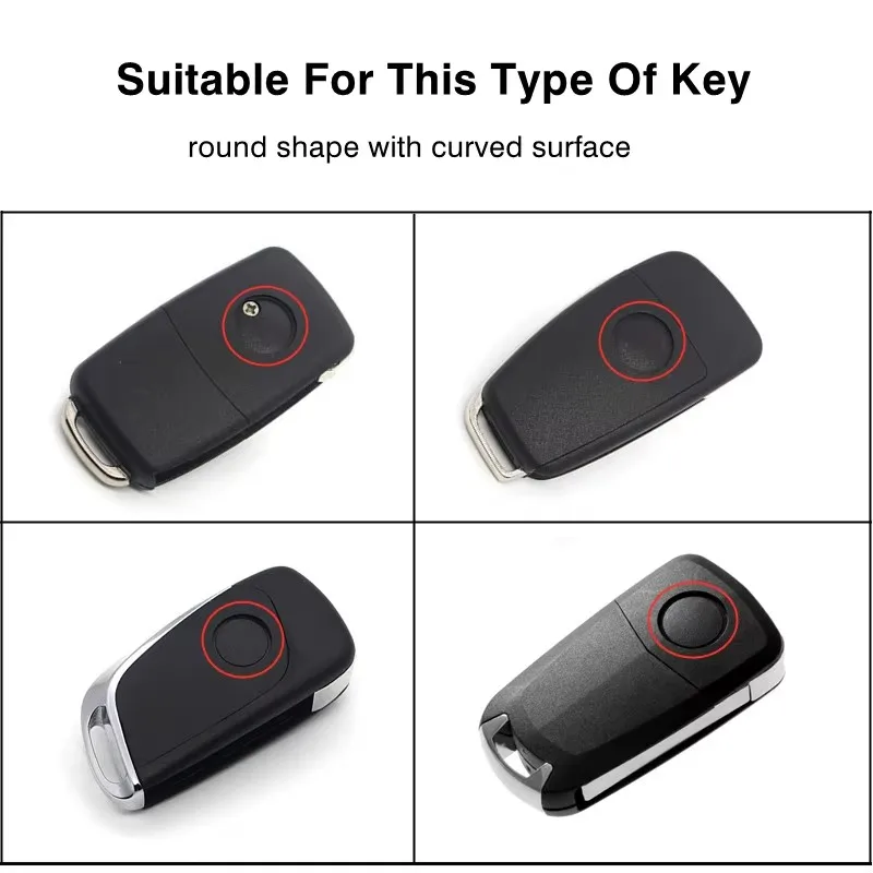 1/5/10Pcs 21MM Car Remote Key Sticker Aluminum Emblem Decoration Decal For Ford Focus 2 3 Mondeo Kuga Fiesta MK7 Escort Edge C-M