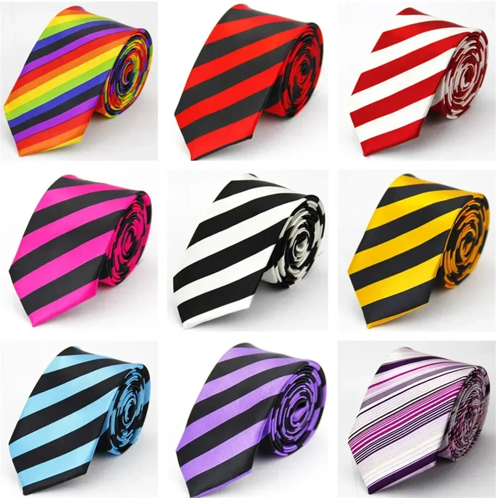 Narrow Ties for Men Women  5cm (2\