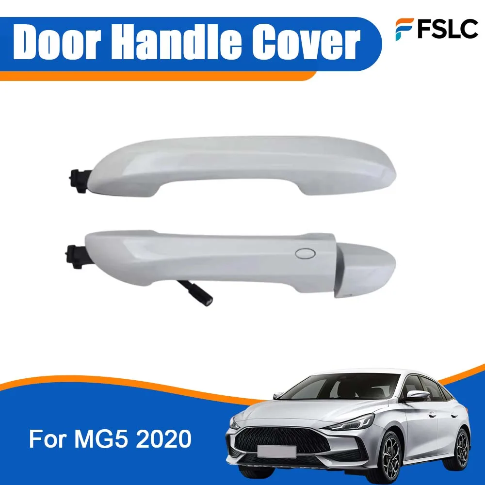 

Накладки на дверные ручки для автомобиля, белые, для стайлинга и модификации экстерьера автомобиля