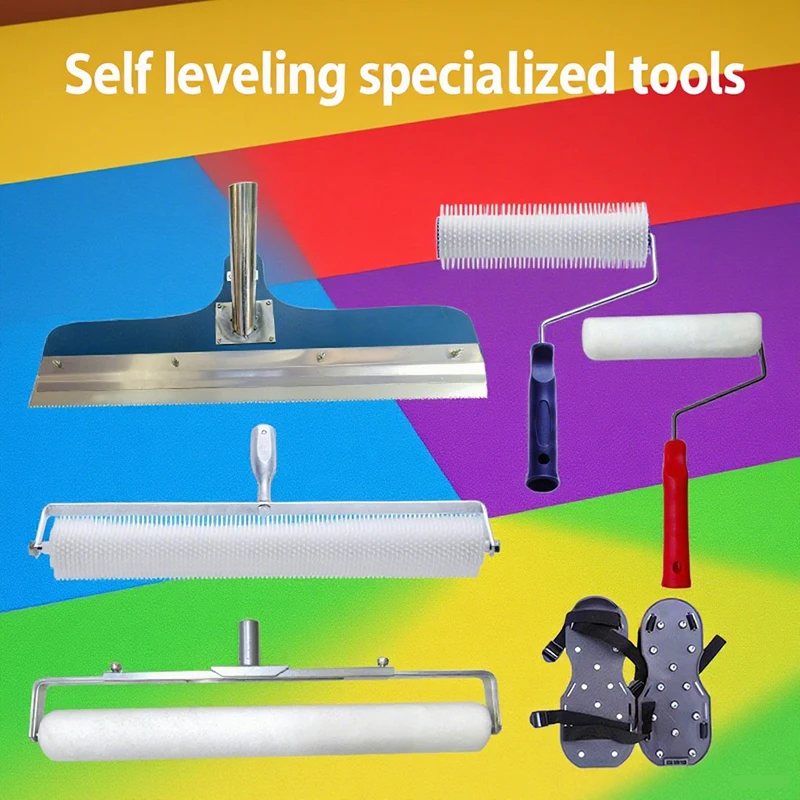 Epoxy Floor Special Tool High Elasticity Polyester Drum Defoaming Drum Nail Shoes Floor Paint Rake Coating Paint Decoratio
