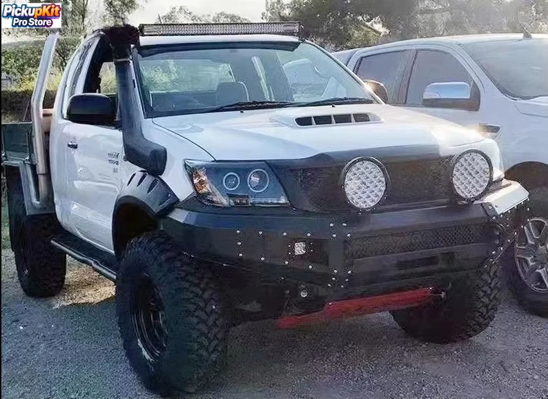 

Heavy-Duty Steel Nudge Bar Bull Bar Front Bumper for Hilux Vigo 4WD