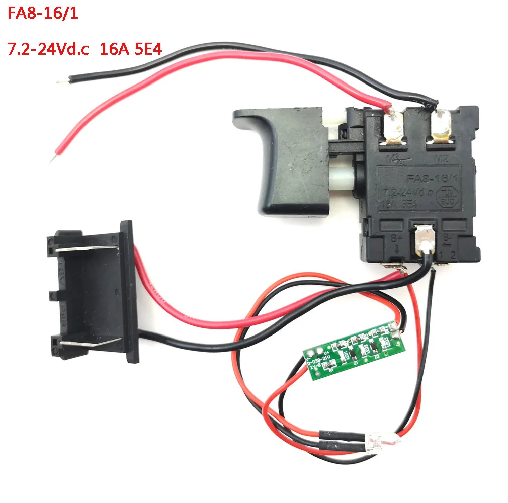 FA8-16/1 serra de ferradura de iões de lítio, serra alternativa de carregamento, frente e verso, interruptor stepless velocidade controle, 16A, 5E4, 7.2-24V
