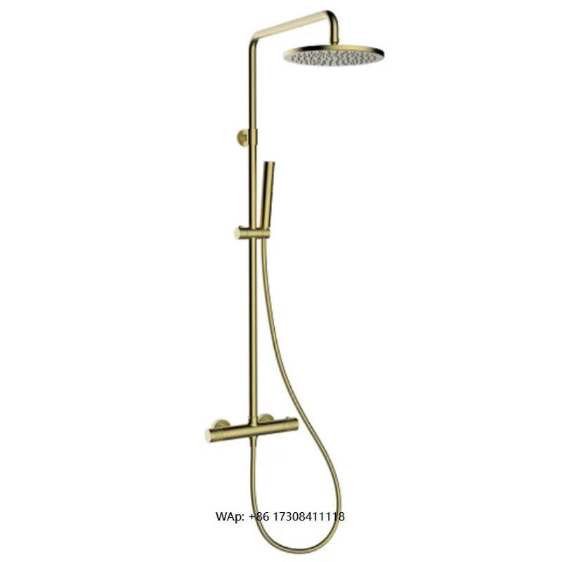 

Круглый смеситель для тропического душа в ванной комнате с насадкой для тропического душа