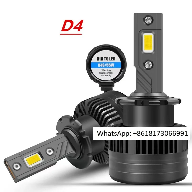 

Hot selling LED headlight copper tube d1sD2SD3SD4SD5SD8S55W series with built-in driver direct insertion 2PCS