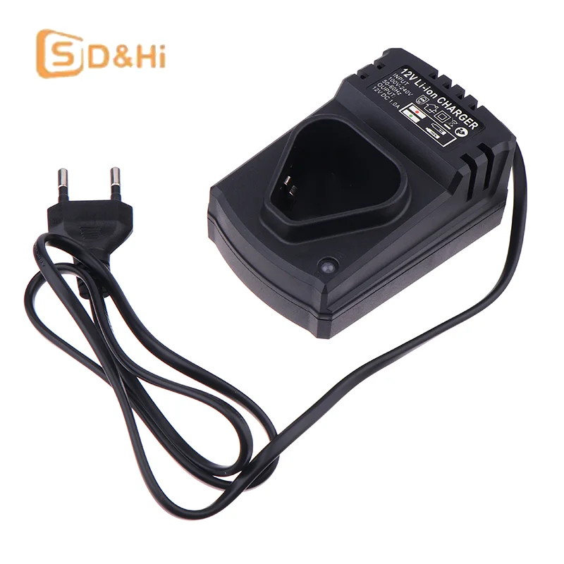 1pc Universal EU Li-ion Rechargeable Charger For 12V Electrical Lithium Drill Electrical Wrench Power Tool Battery Charger Part