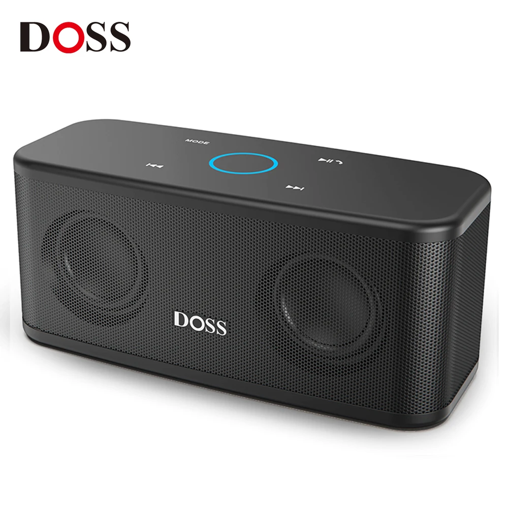 DOSS SoundBox Plus Wireless Bluetooth Speaker Touch Control 16W Stereo Sound Box  TWS Music Box 20H Playtime Portable Speakers