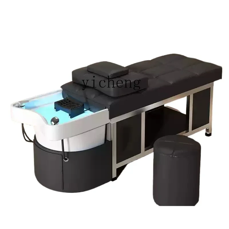 TQH ceramic basin head treatment shampoo bed barber shop special massage stainless steel beauty salon