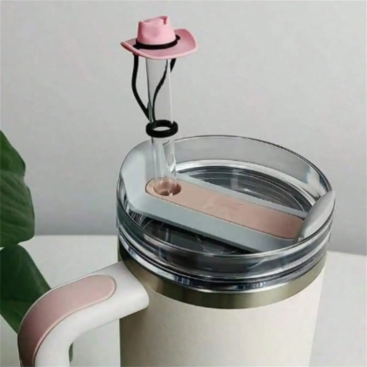 1pcs Cowboy hat straw dust cover silicone straw dust plug suitable for 8-10mm straw cup accessories